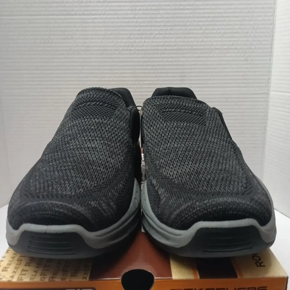 Skechers Relaxed Fit Shoes Men's Size 9 Extra‎ Wide Black